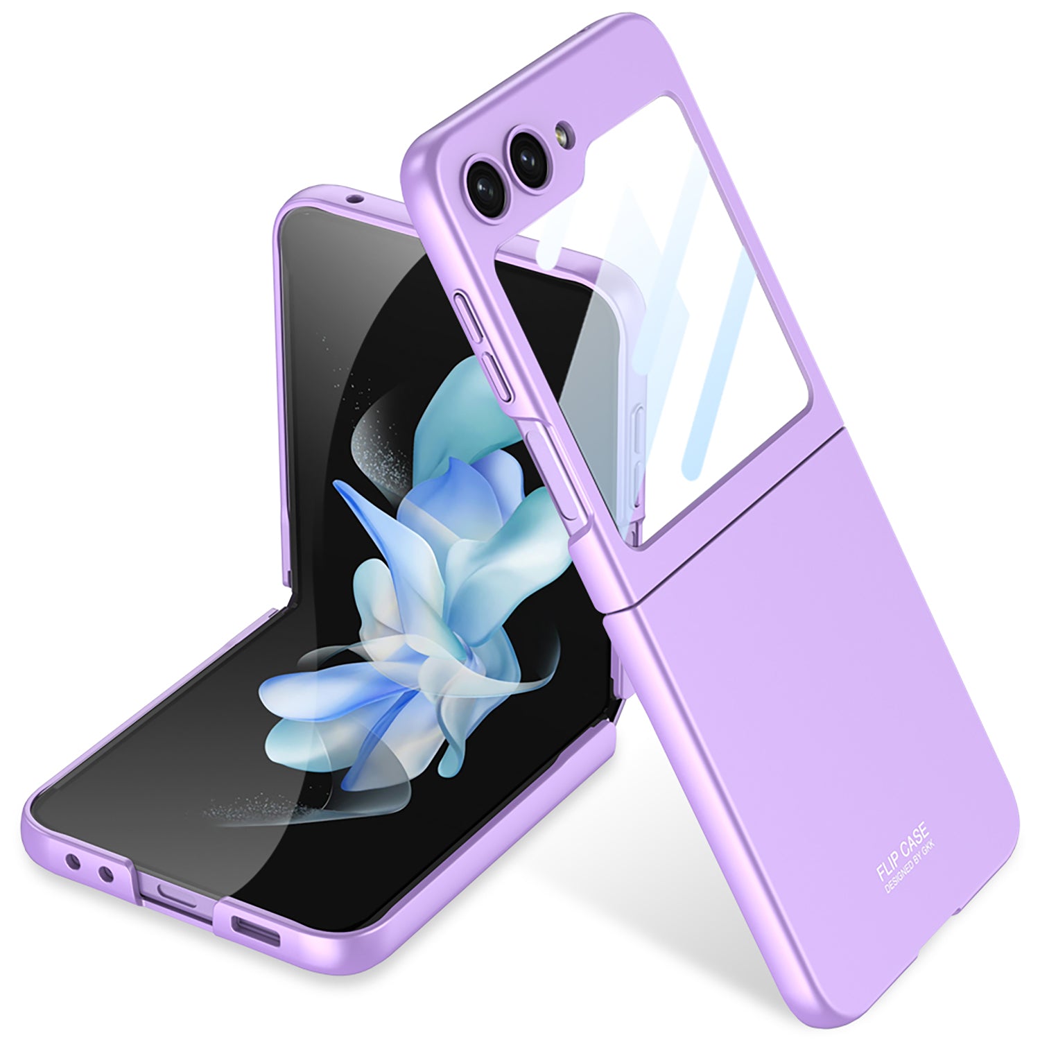GKK pro Samsung Galaxy Z Flip5 5G pouzdro na telefon Hard PC kryt na telefon proti poškrábání Malá fólie GKK pro Samsung Galaxy Z Flip5 5G pouzdro na telefon Hard PC kryt na telefon proti poškrábání Malá fólie
